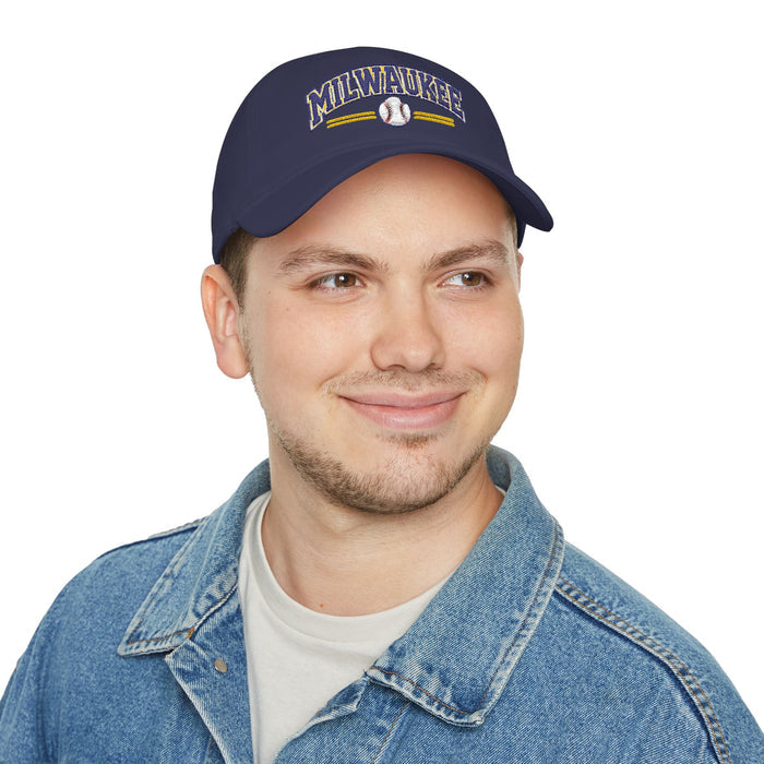 Milwaukee Retro Baseball Hat – Low Profile Brew City Dad Cap | Teesrus716
