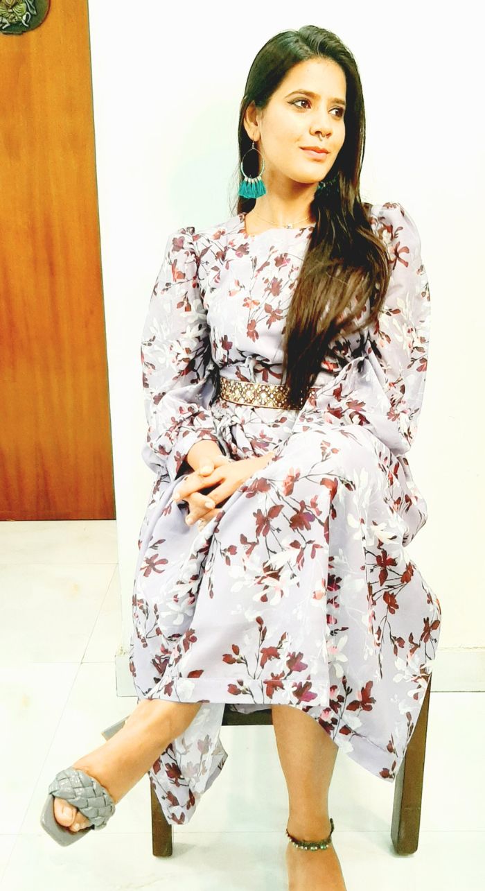 Muslin Silk Maxi Dress