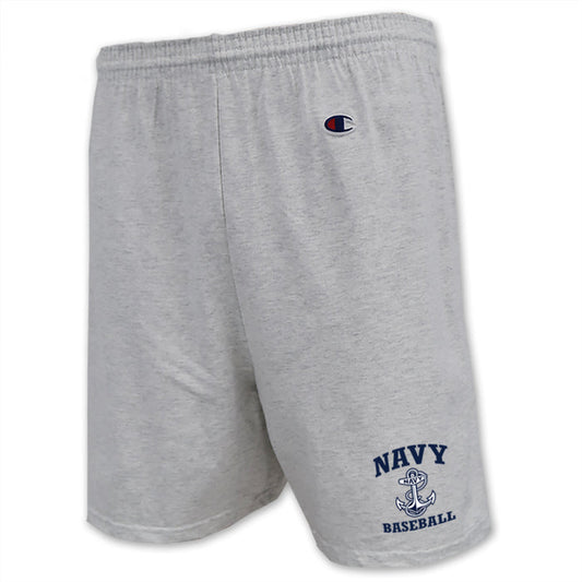Navy Anchor Champion Baseball Cotton Short