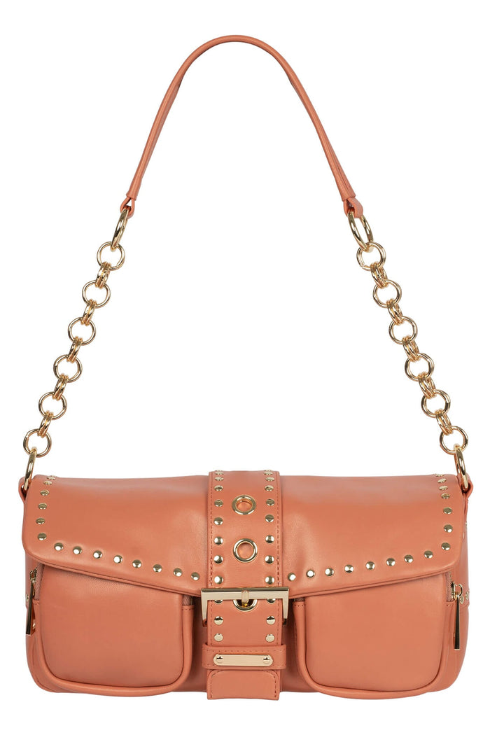 NIGHT-OUT Jeffrey Campbell Shoulder Bag Coral