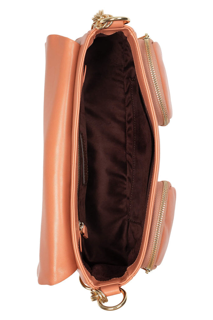 NIGHT-OUT Jeffrey Campbell Shoulder Bag Coral