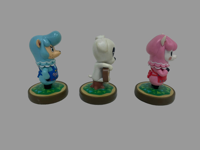 Nintendo amiibo Animal Crossing Cyrus K.K. Reese Action Figures Bundle - USED