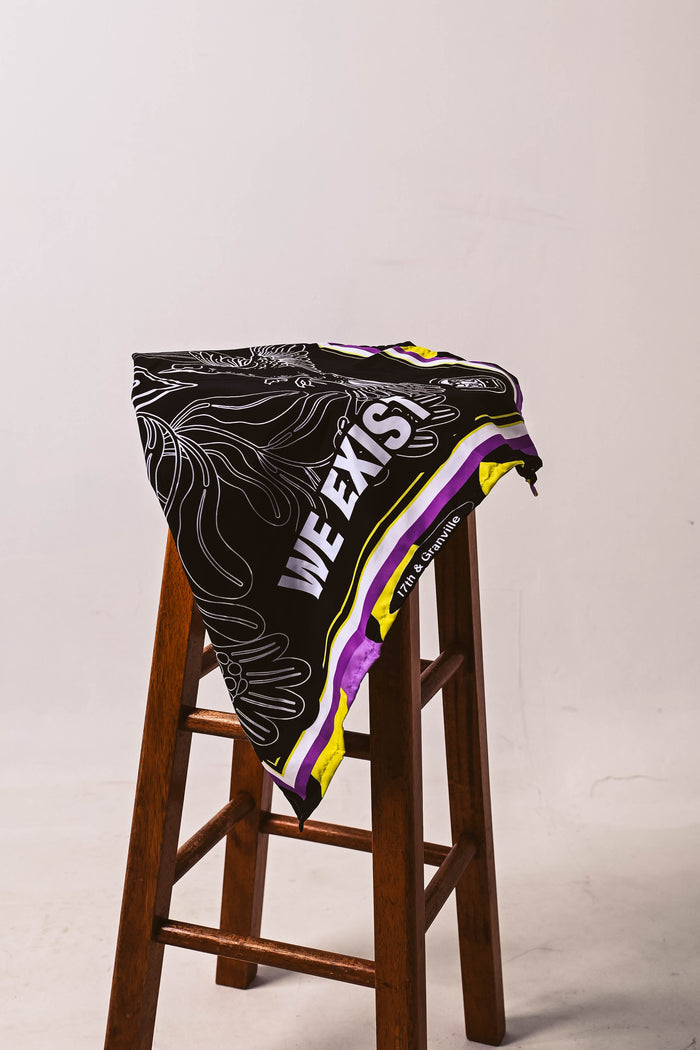 We Show Up We Exist Nonbinary Bandana