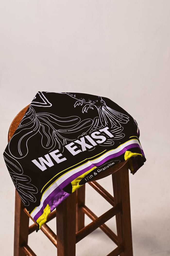 Nonbinary bandana part of the we show up collection