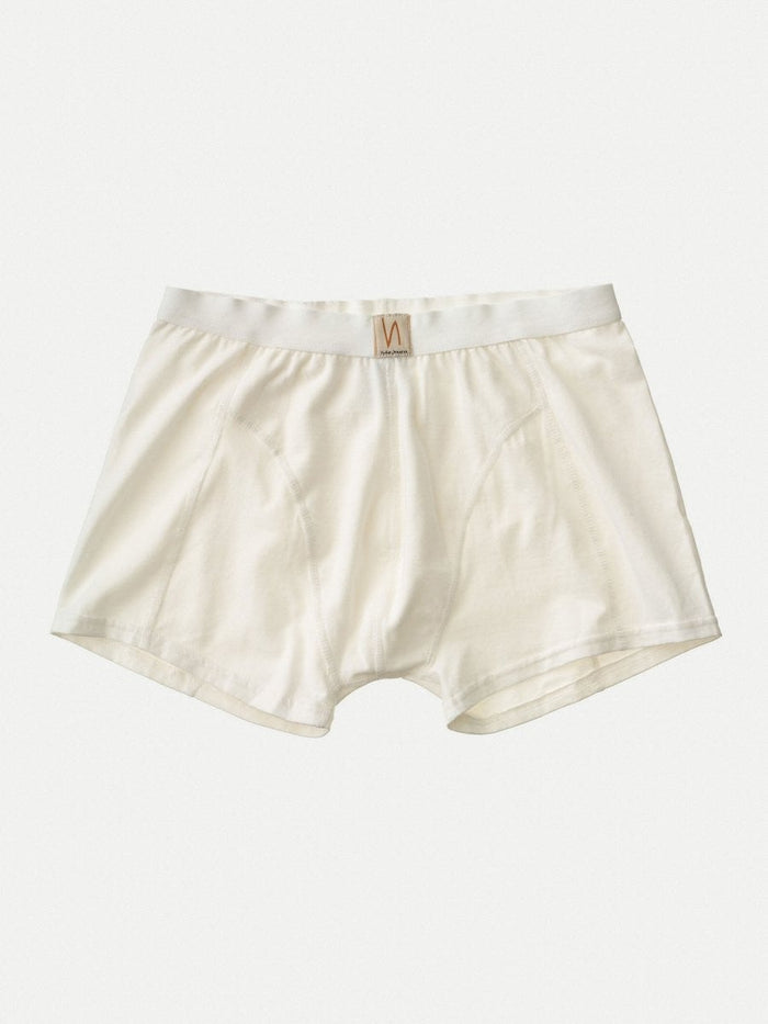 Nudie Jeans co - Boxer Briefs White organic cotton - Sous-vêtement boxer blanc--170246-W01-002