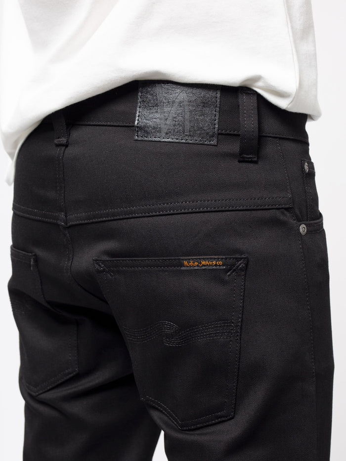 Nudie Jeans Co - Thin Finn Dry Cold Black - Jean Slim Noir-Pantalons et Shorts-112303