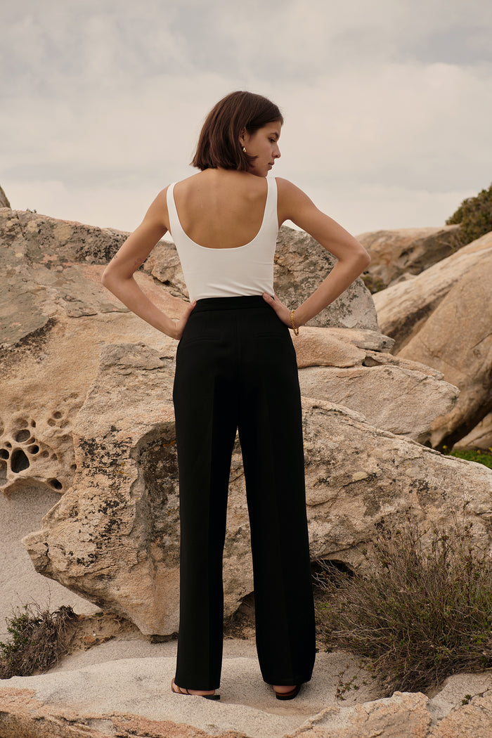 OFIRA Square Neck Tank in White