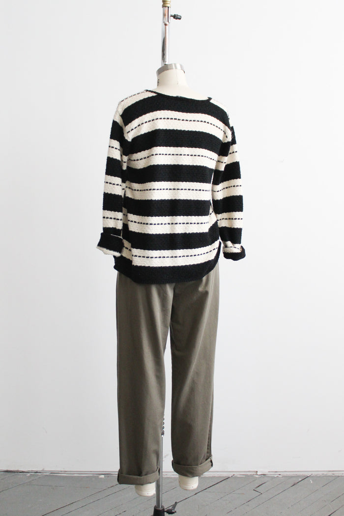 olive cotton trousers