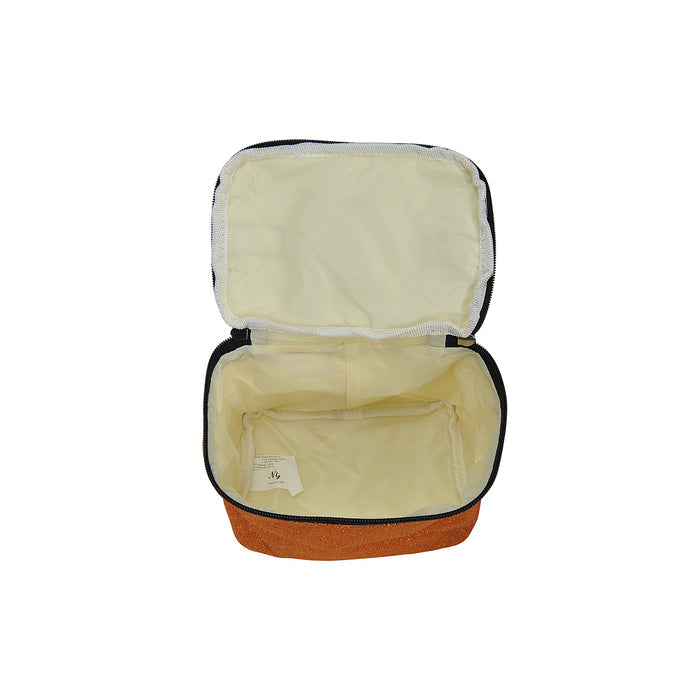 Orange Glitter NGIL Cosmetic Case