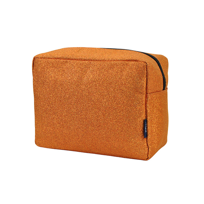!!!Orange Glitter NGIL Large Cosmetic Travel Pouch