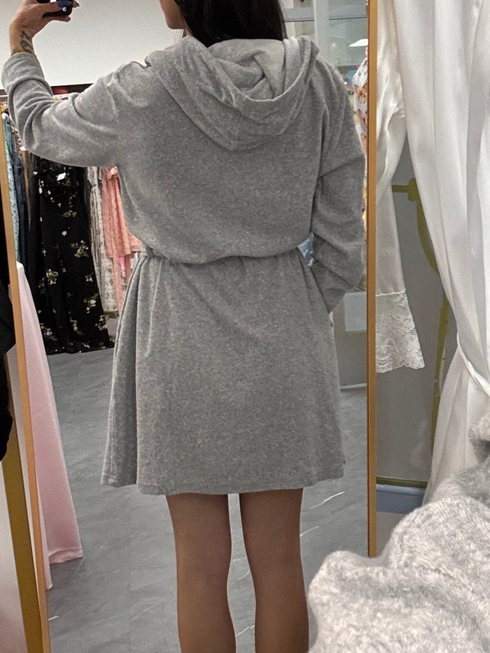 Organic Cotton Hooded Robe - Intimate Whispers