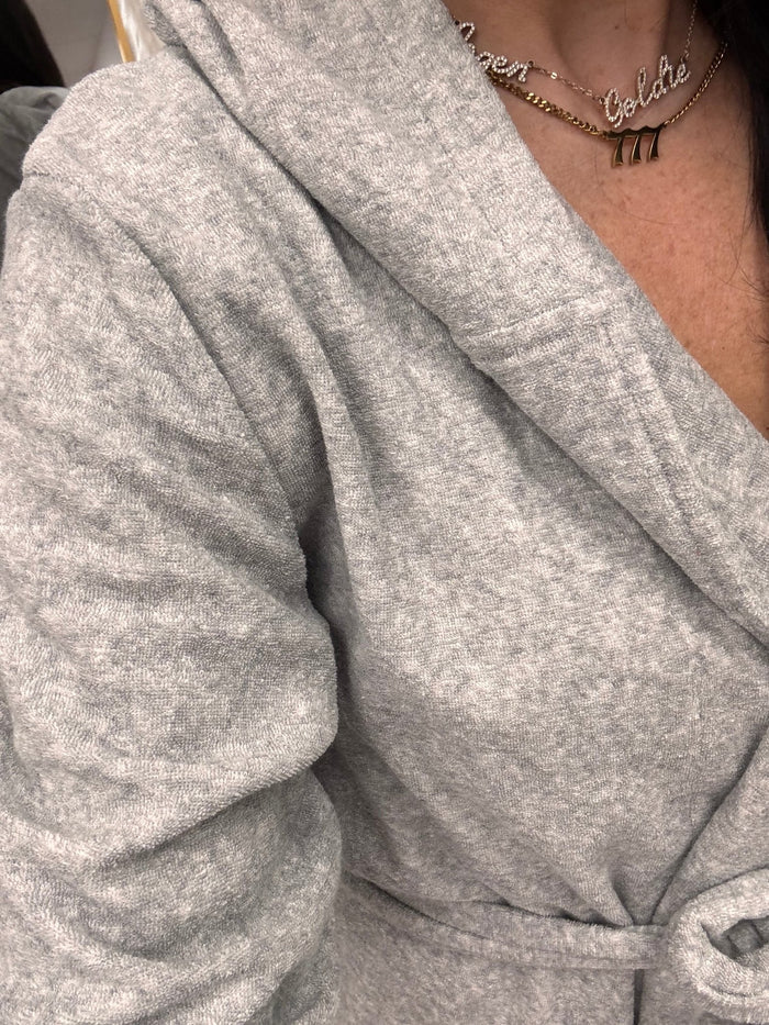 Organic Cotton Hooded Robe - Intimate Whispers