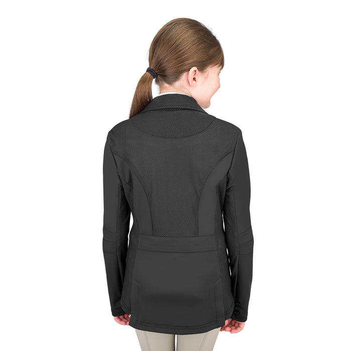 Ovation Kids' Mesh Hybrid Show Coat - Black