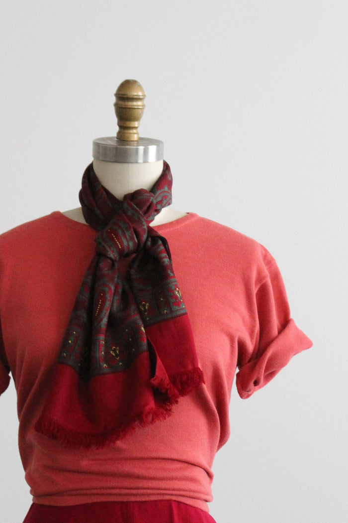paisley scarf