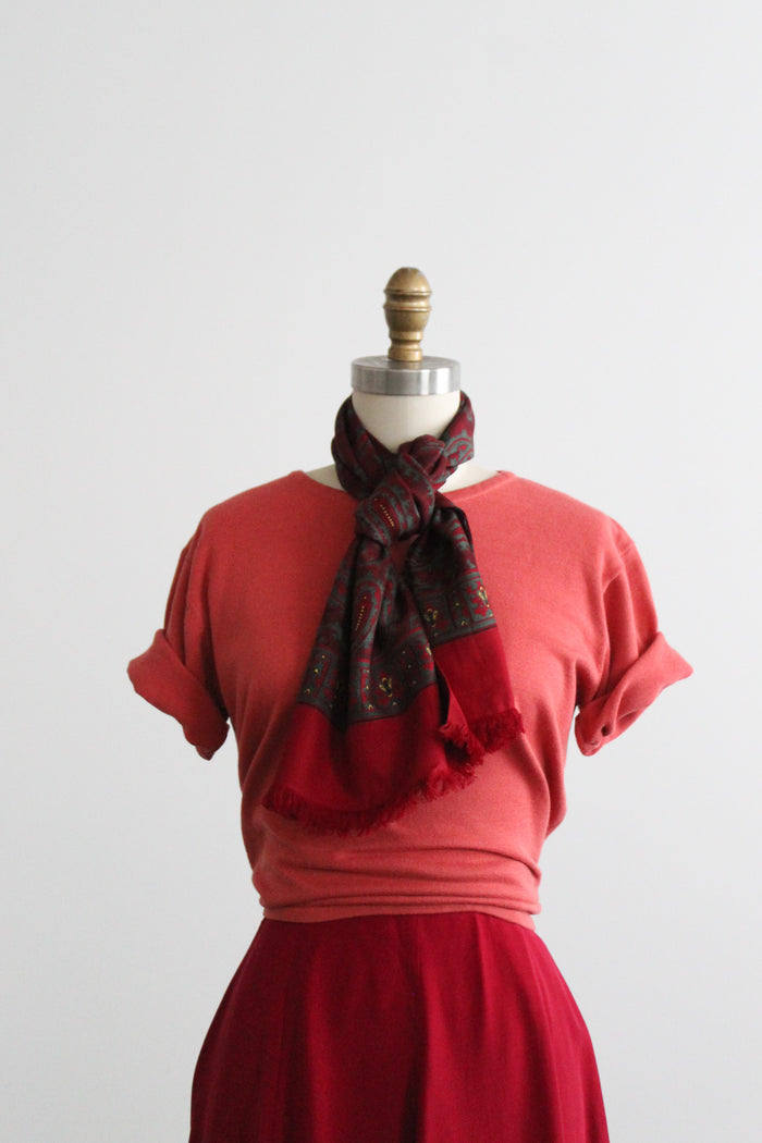 paisley scarf