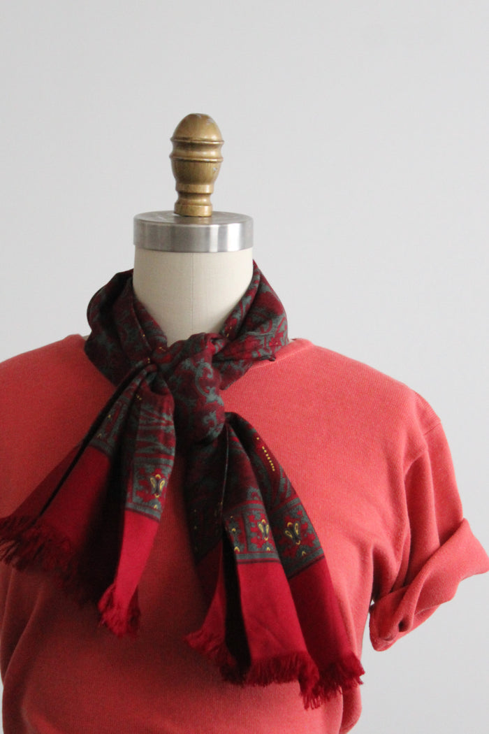 paisley scarf