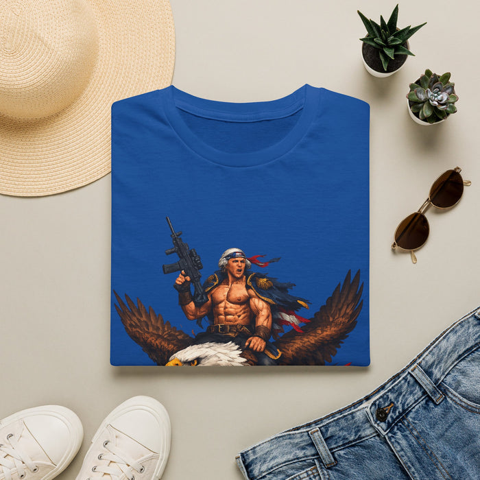 Patriotic Eagle Soldier T‑Shirt — '250' Graphic USA Freedom Tee