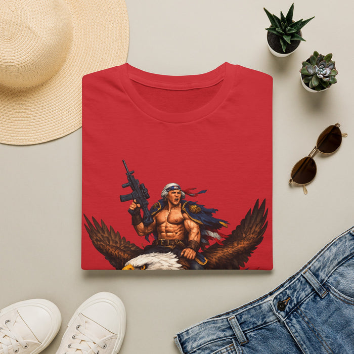 Patriotic Eagle Soldier T‑Shirt — '250' Graphic USA Freedom Tee