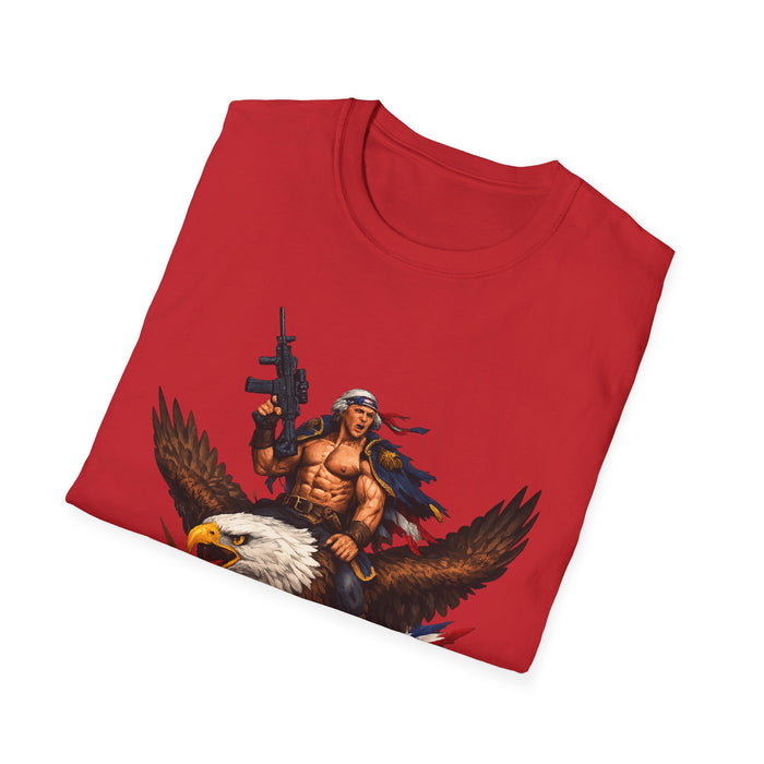 Patriotic Eagle Soldier T‑Shirt — '250' Graphic USA Freedom Tee