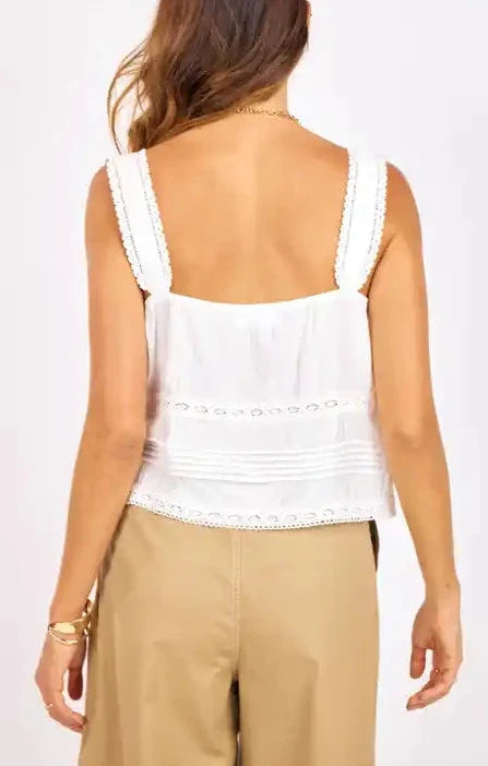 Percy Lace Trim Cami Top