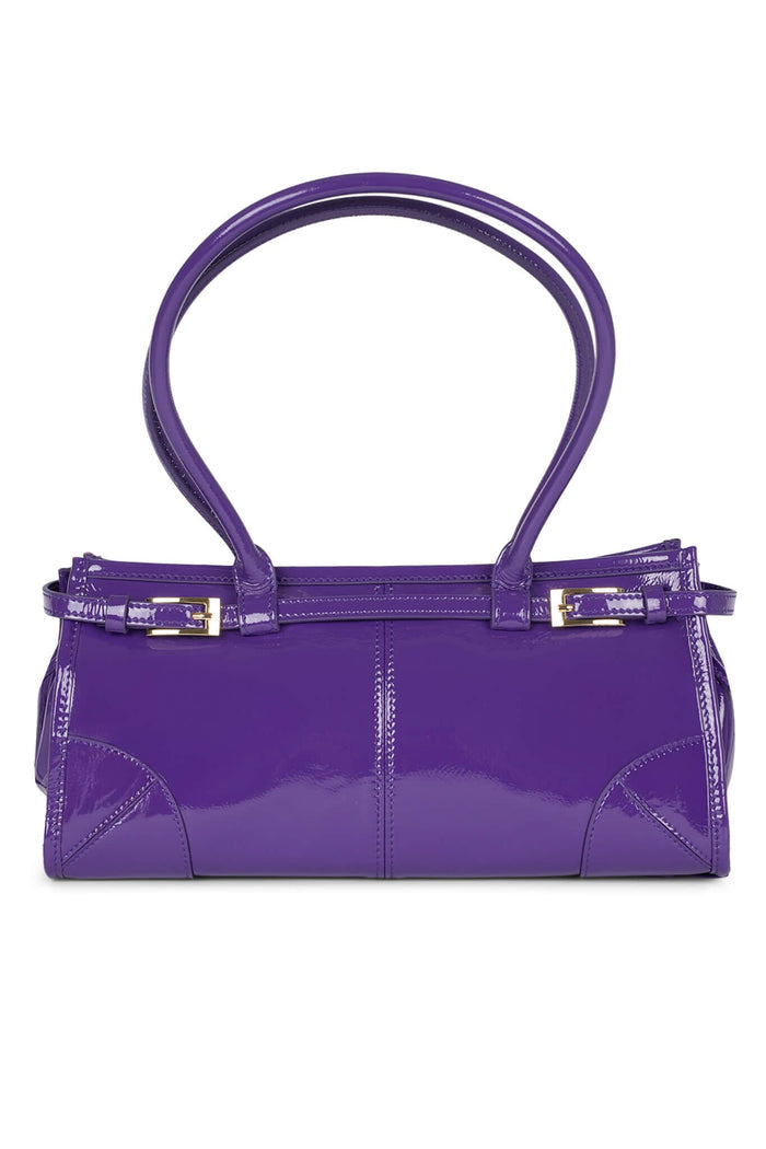 Purple Crinkle Patent