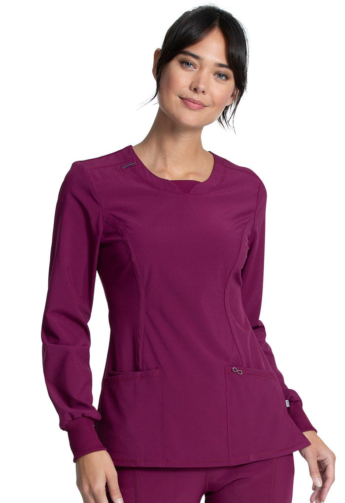 PFA Filipina Manga Larga Mujer Cherokee Infinity Mod.CK781A Wine