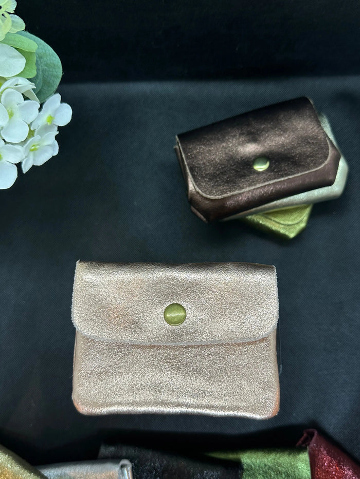 Porte-monnaie en cuir mini DS.Sélection