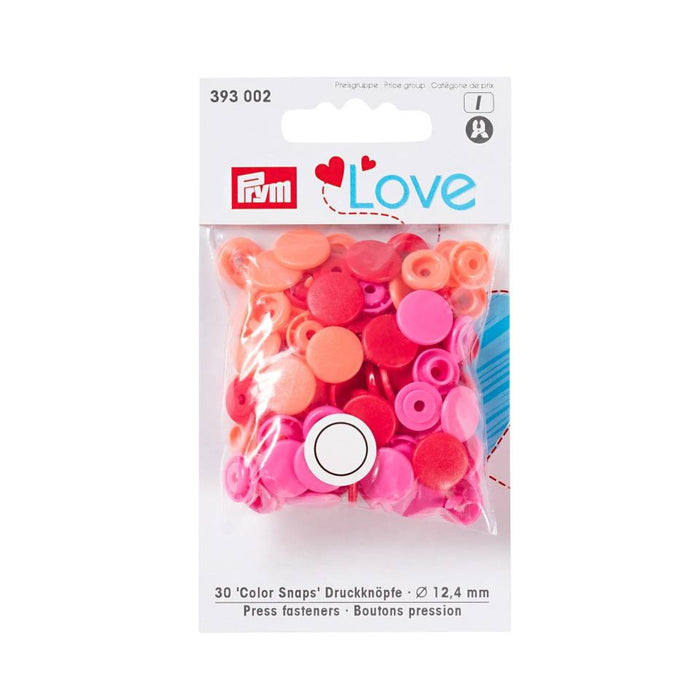 Prym Love: Color Snap Fastener: 12.44 mm - Snaps