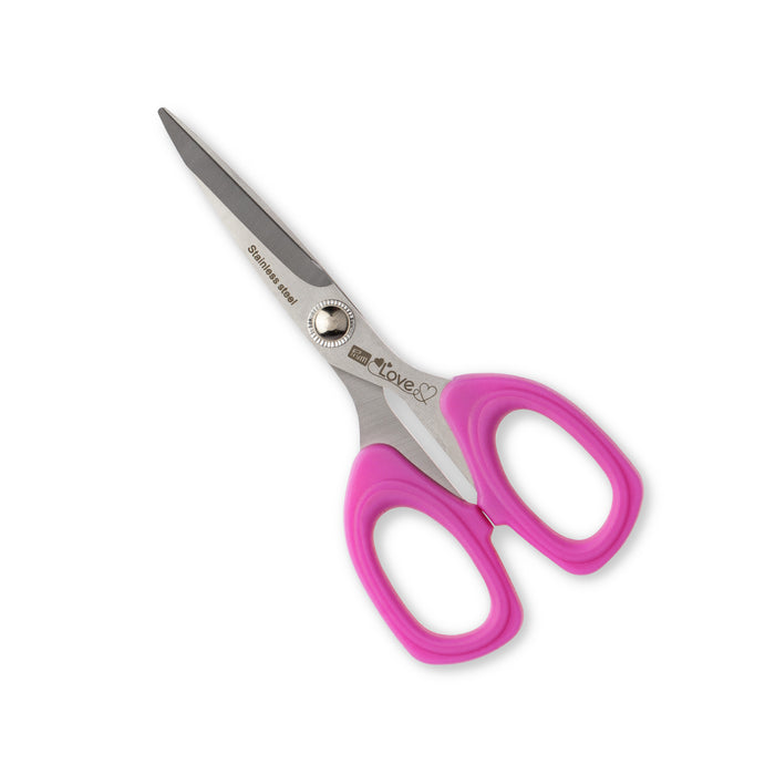 Prym Love: Textile Scissors Micro Serrated 5" Pink