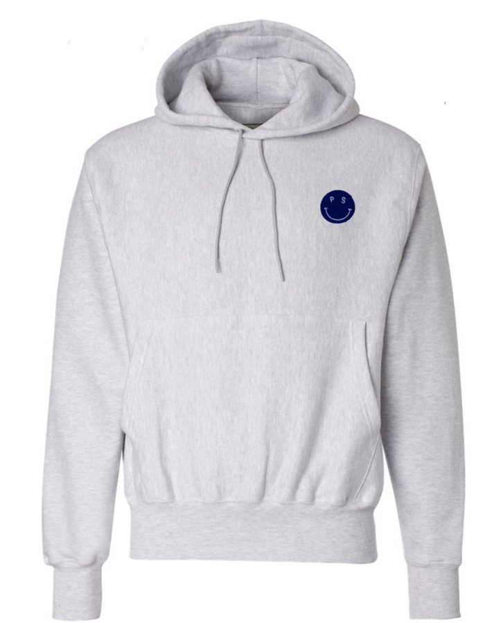 PS Smiley Champion Hoodie - Recess Apparel LLC