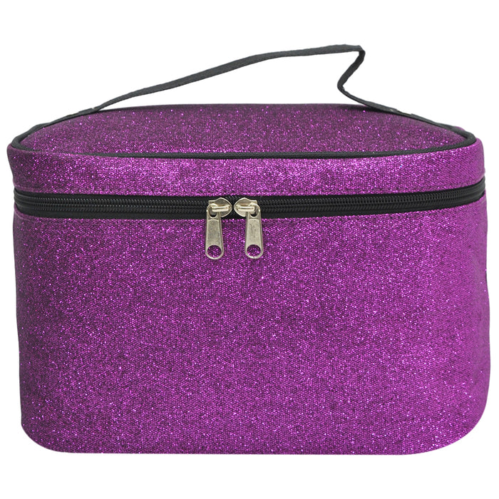 glitter cosmetic case, NGIL makeup bag, large train case, cheer makeup organizer, dance cosmetic bag, gymnastics toiletry case, beauty pageant makeup case, competition makeup organizer, travel cosmetic train case, glitter top handle case, monogram makeup bag, brush holder case, mirror cosmetic pouch, canvas glitter case, sparkle makeup organizer, cheerleader toiletry bag, dancer makeup case, team mom beauty bag, glitter travel case, glam cosmetic tote, large glitter makeup box
