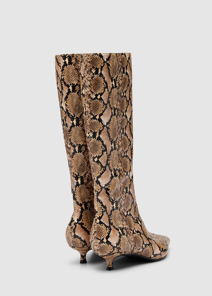 PYTHON PRINTED BOOTS