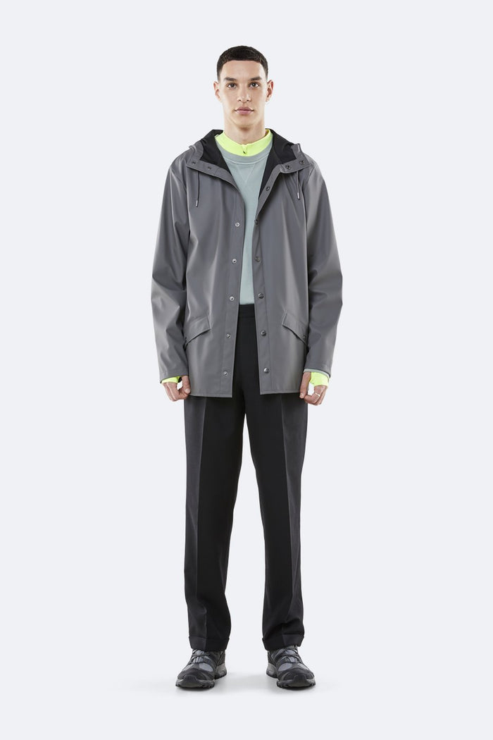 Rains - Jacket Charcoal – Veste Imperméable Unisexe Gris foncé-Vestes et Manteaux-1201
