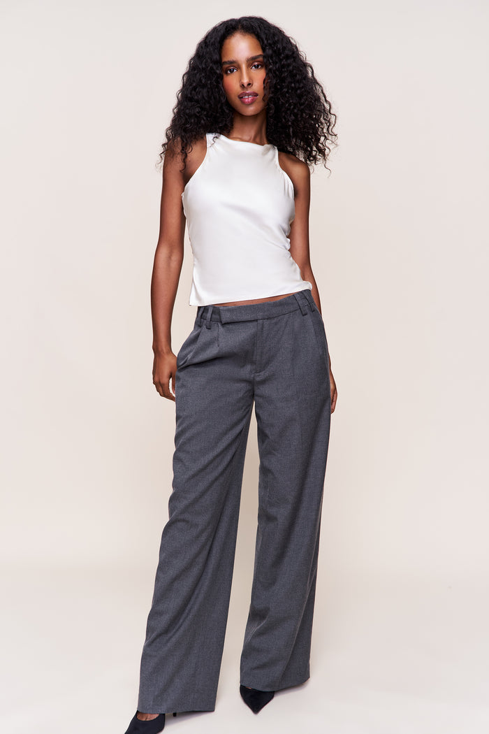 Regine Cowl Neck Top in Cream