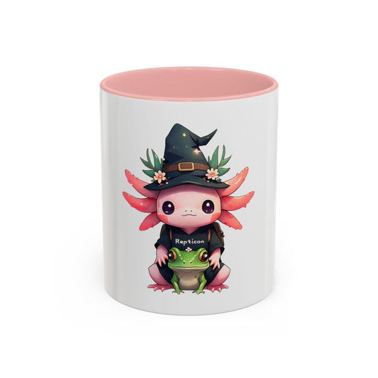Repticon Accent Coffee Mug w/ Axolotl