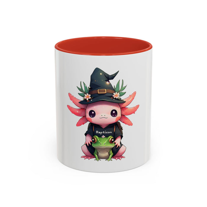 Repticon Accent Coffee Mug w/ Axolotl