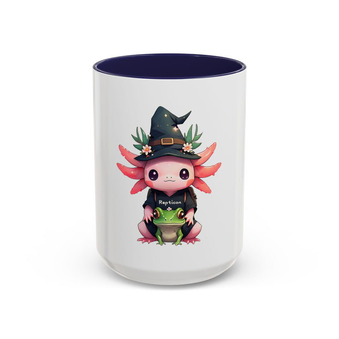 Repticon Accent Coffee Mug w/ Axolotl