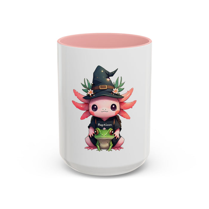 Repticon Accent Coffee Mug w/ Axolotl
