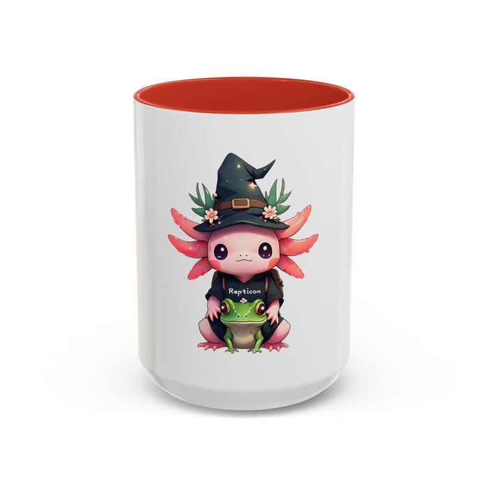 Repticon Accent Coffee Mug w/ Axolotl