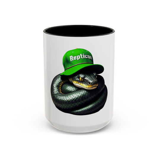 Repticon Accent Coffee Mug w/ Black Snake