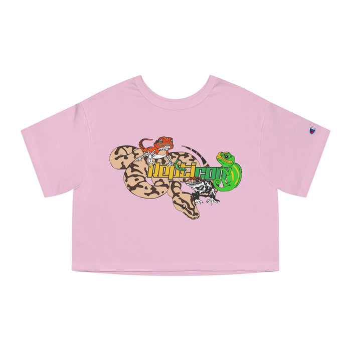 Repticon Champion Women's Heritage Cropped T-Shirt w/ Reptile Group