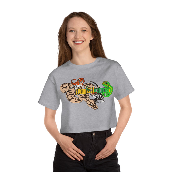 Repticon Champion Women's Heritage Cropped T-Shirt w/ Reptile Group
