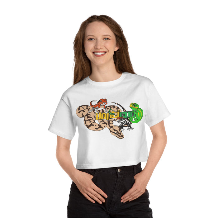 Repticon Champion Women's Heritage Cropped T-Shirt w/ Reptile Group