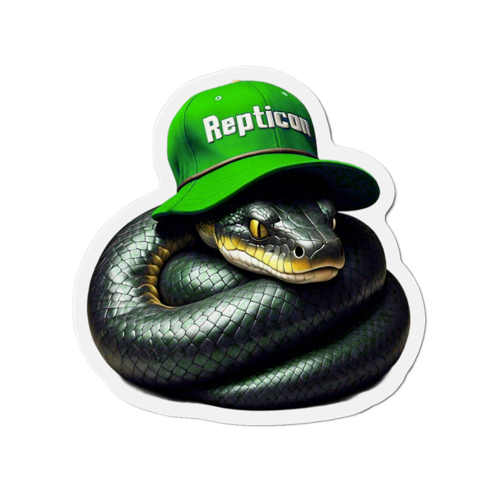 Repticon Die-Cut Magnets w/ Black Snake