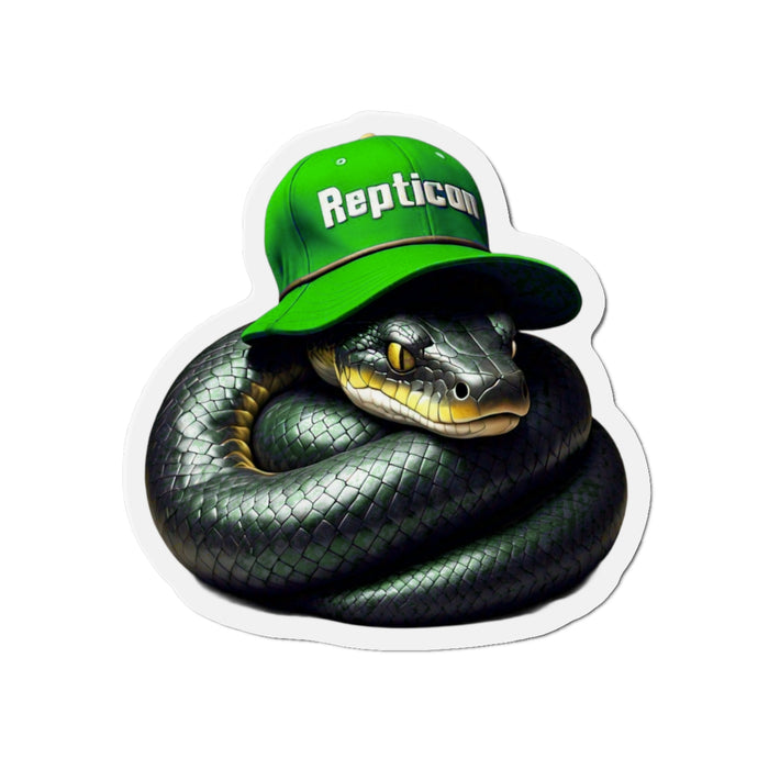 Repticon Die-Cut Magnets w/ Black Snake