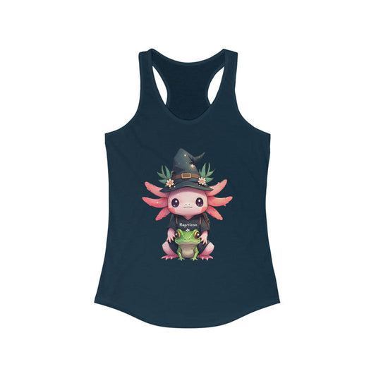 Repticon Women's Ideal Racerback Tank w/ Axolotl