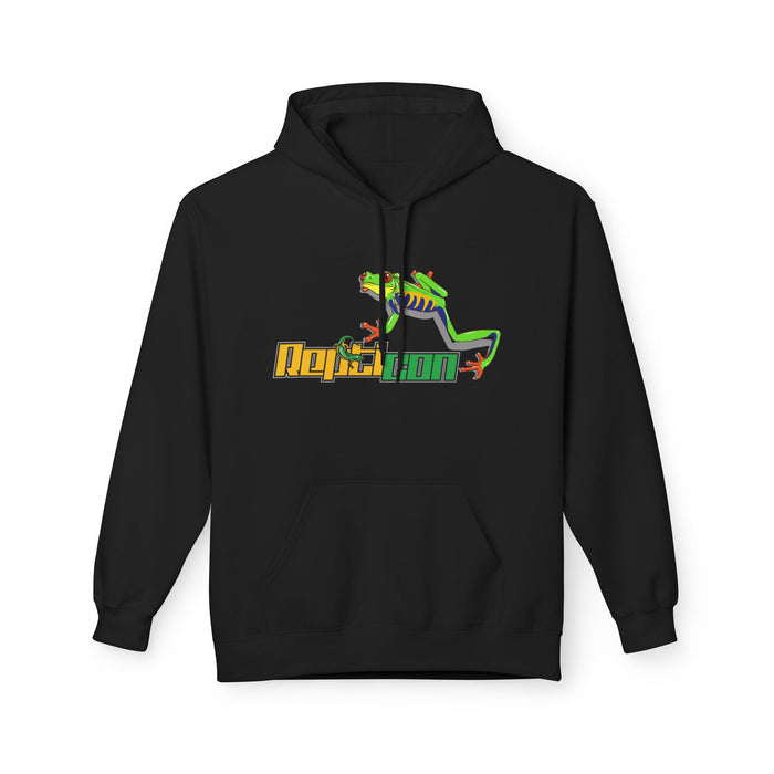Repticon Women's Midweight Softstyle Fleece Hoodie Red-Eyed Tree Frog