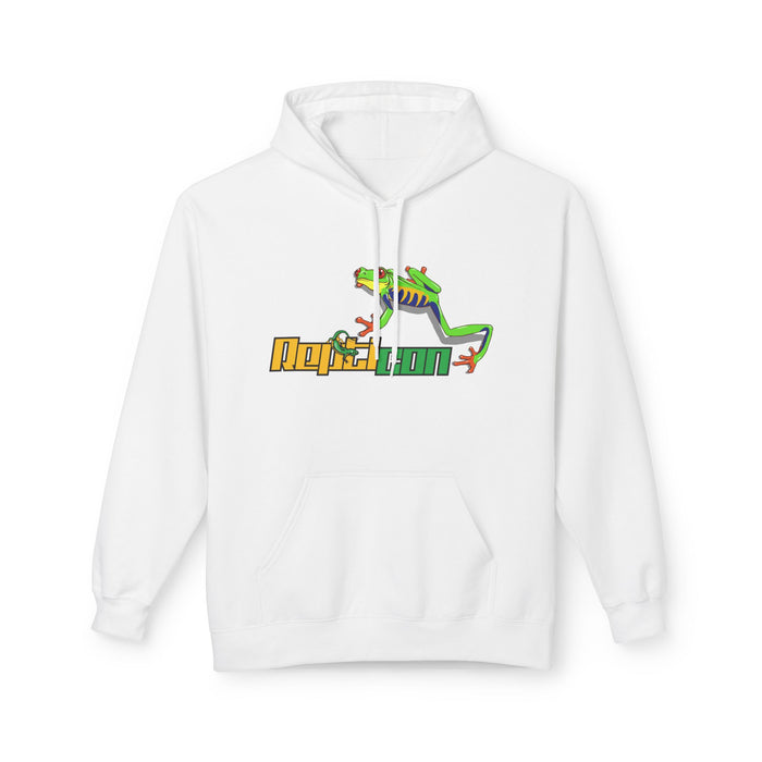 Repticon Women's Midweight Softstyle Fleece Hoodie Red-Eyed Tree Frog