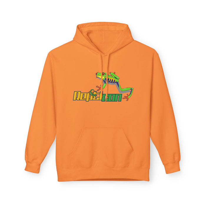 Repticon Women's Midweight Softstyle Fleece Hoodie Red-Eyed Tree Frog