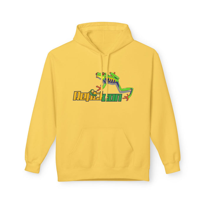 Repticon Women's Midweight Softstyle Fleece Hoodie Red-Eyed Tree Frog